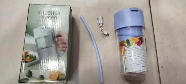 Crusher Juicer – Mug Shaped Portable Blender With Straw | Portable Blender,juicer Portable Outdoor Juicing Cup | Home Mini Cordless Juicer –