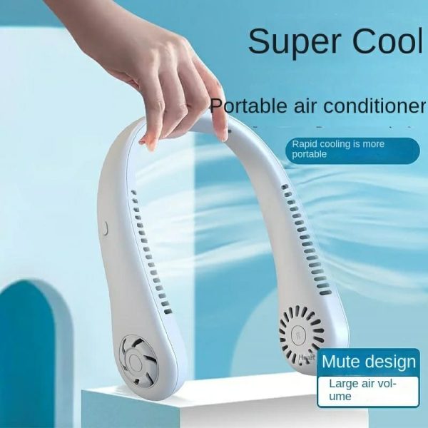 X5 Leafless Hanging Neck Fan With Adjustable Neck Band