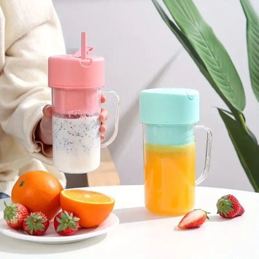 Crusher Juicer – Mug Shaped Portable Blender With Straw | Portable Blender,juicer Portable Outdoor Juicing Cup | Home Mini Cordless Juicer –