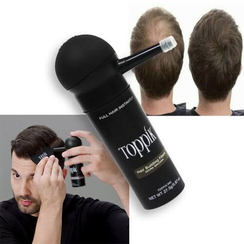 Toppik Hair Building Fiber (27g) + Spray Applicator ( Black & Dark Brown Colors )